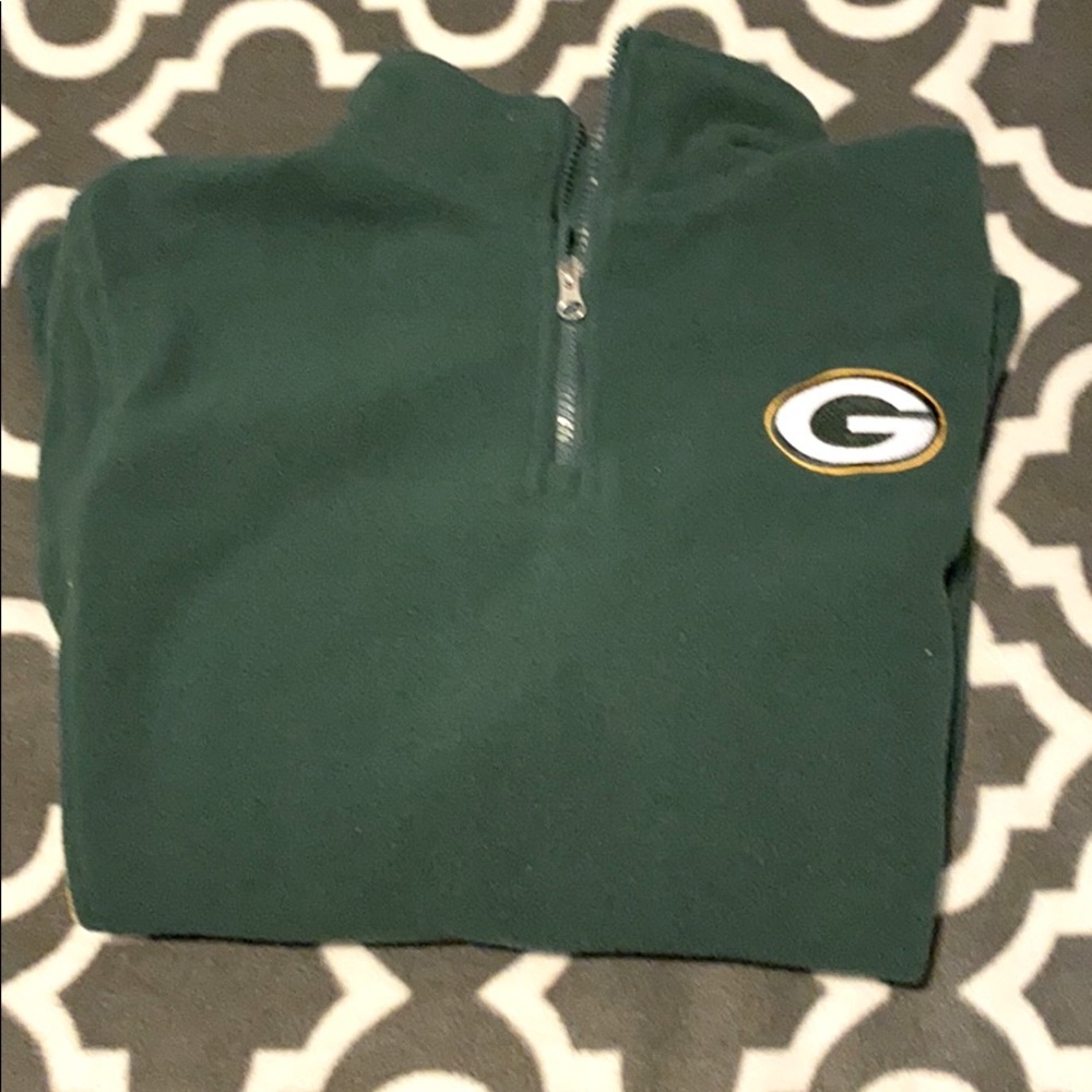 2 NFL Green Bay Packer Fleece 1/4 Zips!